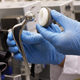 Ensaio de desgaste de prtese de quadril no Laboratrio de Biomateriais e Tribologia